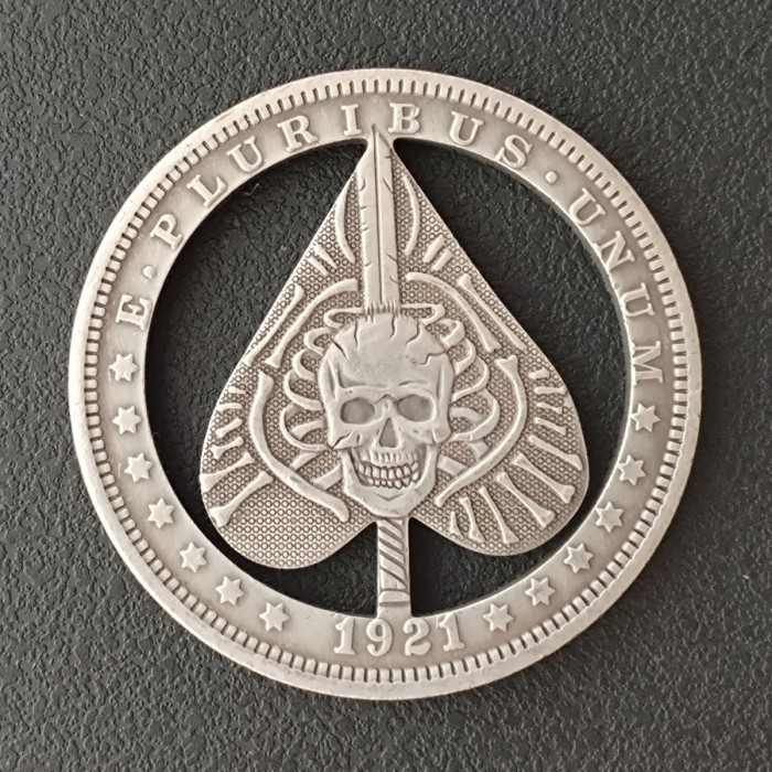 USA Cut Coin One Dollar Amazing Art Hollow Out Metal Craft Collectible 56