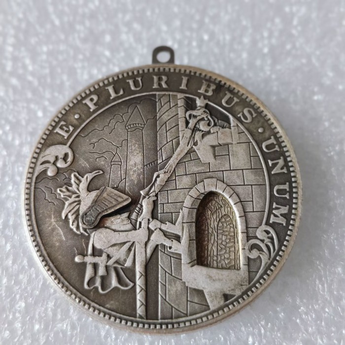 Copy Mechanical Coin Peeper Amazing Art Mechanism Collectible Craft