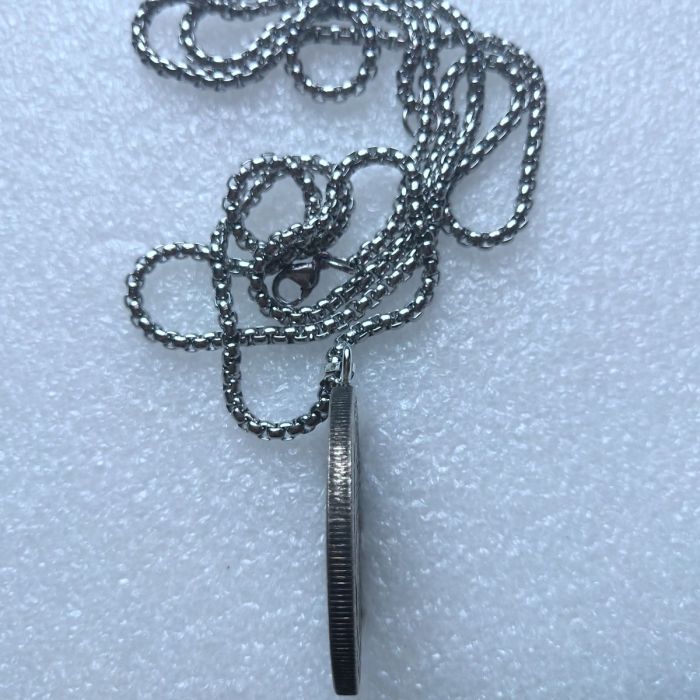 Hobo Morgan Silver Plated Coin Pendant