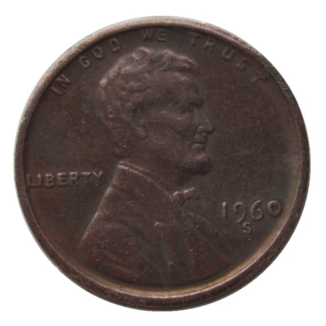 US 1960s Lincoln Penny Cent 100% Copper Copy Coin