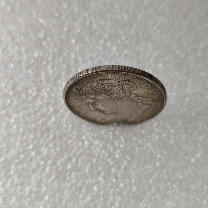 Malaysia 20 Cent 1891 Silver Plated Coin Copy 23.8mm