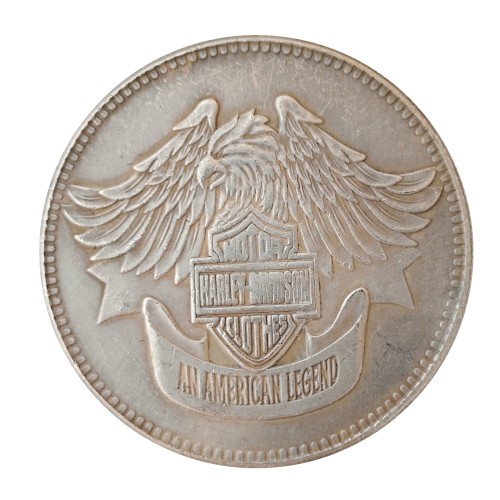 HB(338) US Morgan Silver Plated Dollar Magic Skeleton Copy Coin