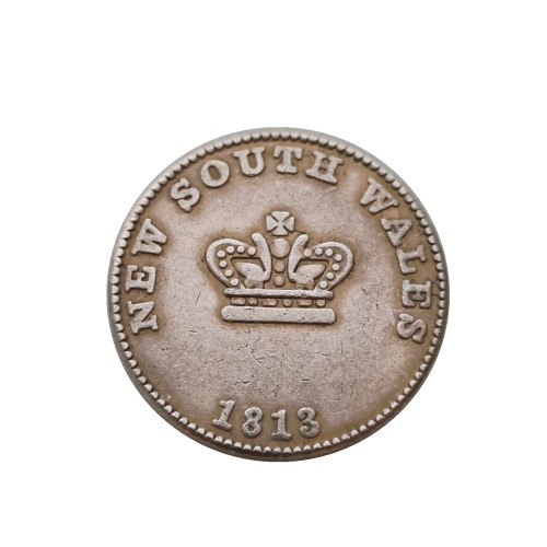 Australia 15 Pence 1813  Silver Plated Copy Coins 18.5mm