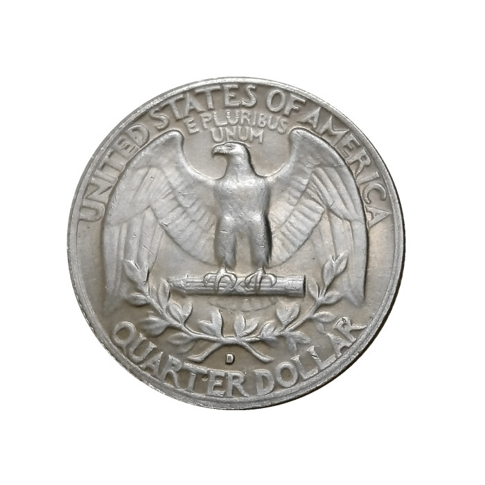 US Coins 1961 P/D Washington Quarter Dollar Silver Plated Copy Coin