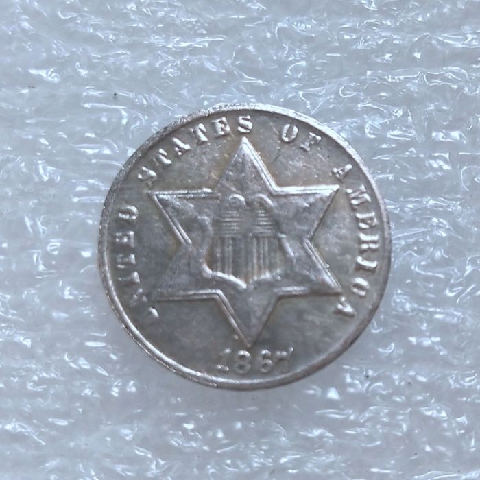 90% Silver US 3 Cents Copy Coin