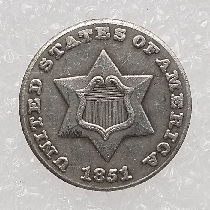 90% Silver US 3 Cents Copy Coin