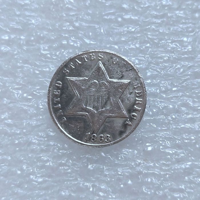 90% Silver US 3 Cents Copy Coin
