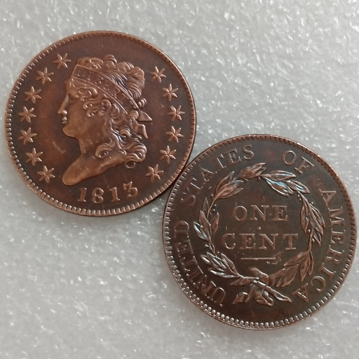 US 1808-1814 Different Date Classic Head Cent Copper Copy Coin