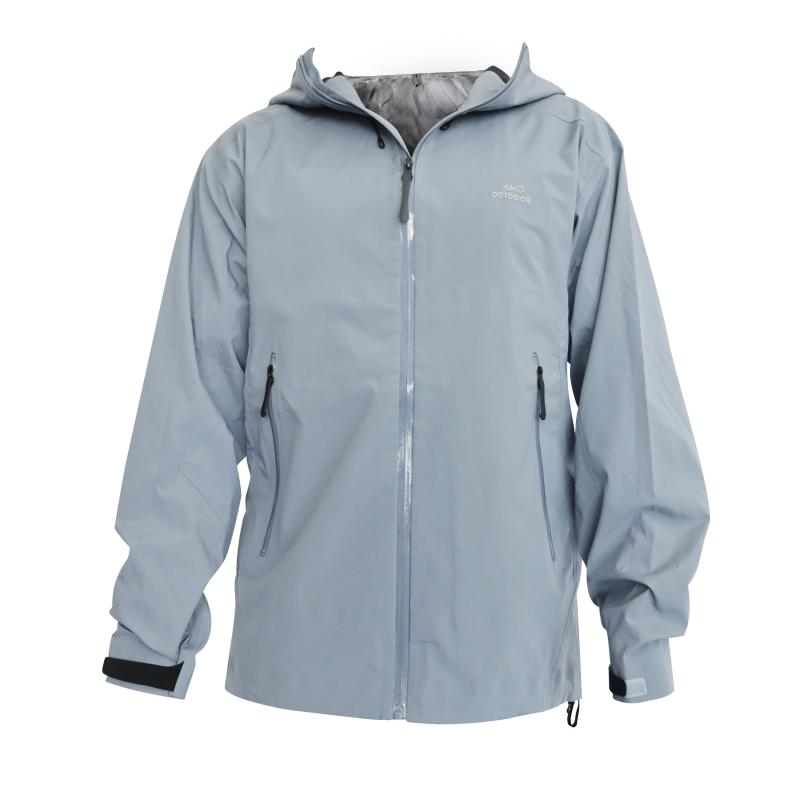 AMO OUTDOOR-Unisex windproof shell jacket-blue