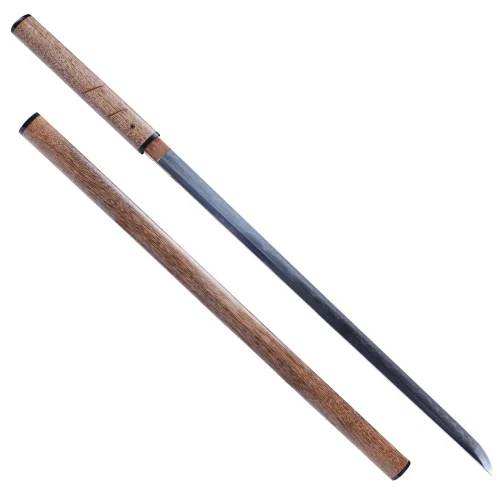 Wenge Wood Shirasaya katana （Folded Steel Clay Temper）Sharp Sword