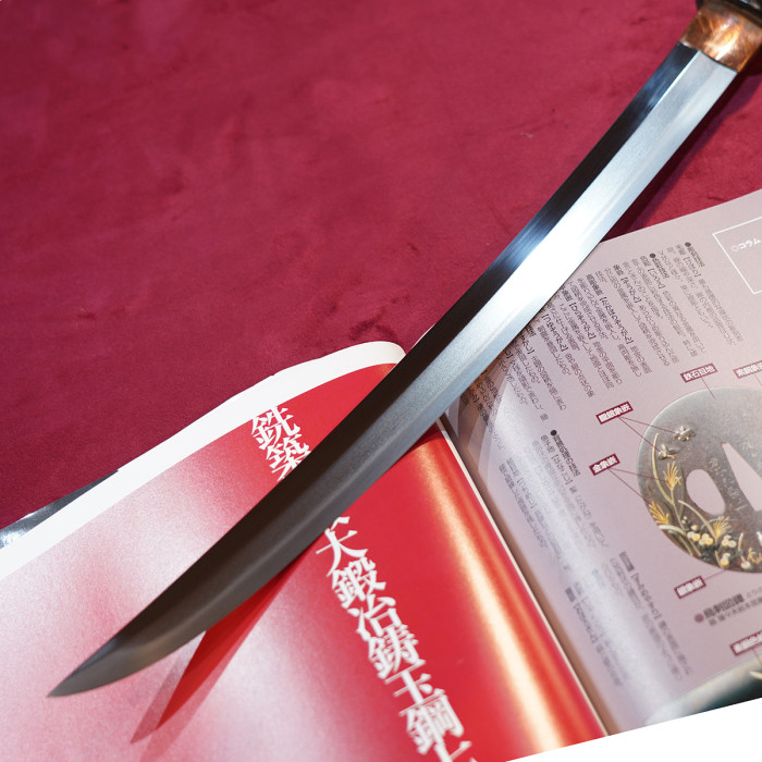 Shobu Zukuri Japanese samurai sword Wakizashi