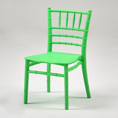Green PP Plastic Resin Kids Chiavari Chair