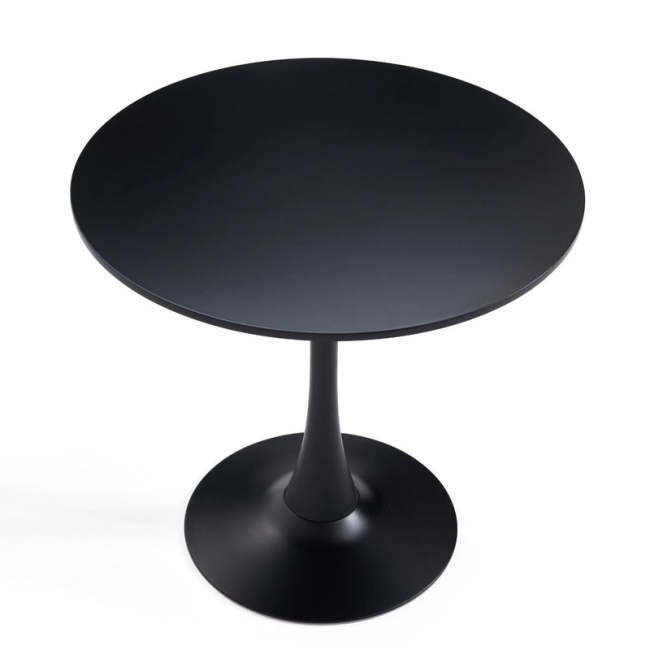 Black Round Tulip Dining Table