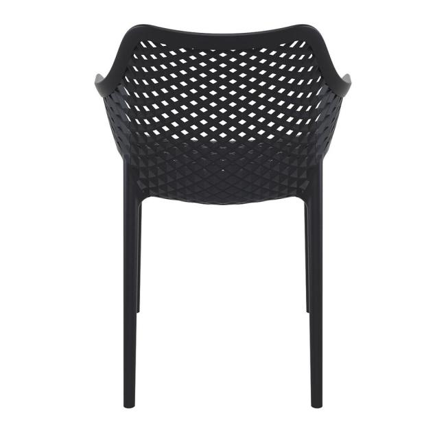 Black Air XL Dining Arm Chair