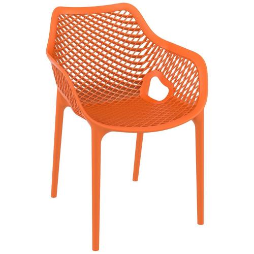 Orange Air XL Dining Arm Chair