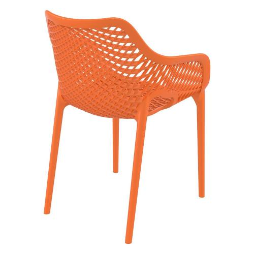 Orange Air XL Dining Arm Chair