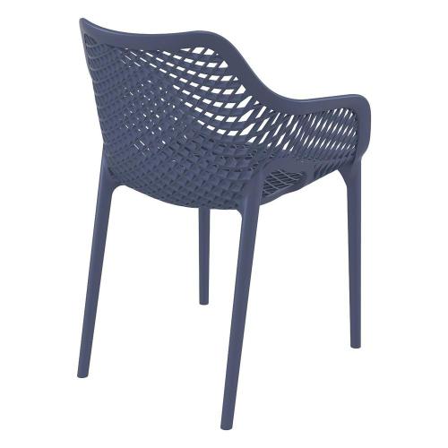 Dark Grey Air XL Dining Arm Chair