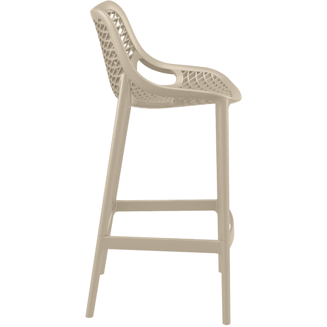 Air Counter Stool Brown Polypropylene