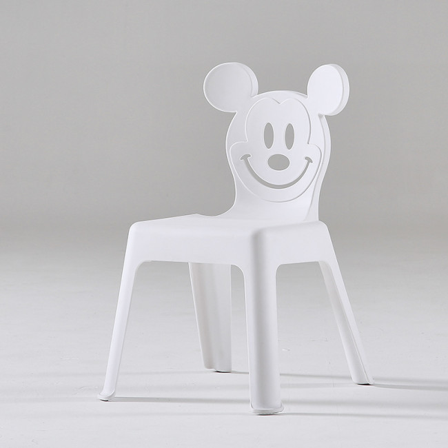Nordic designer white cartoon children's chair