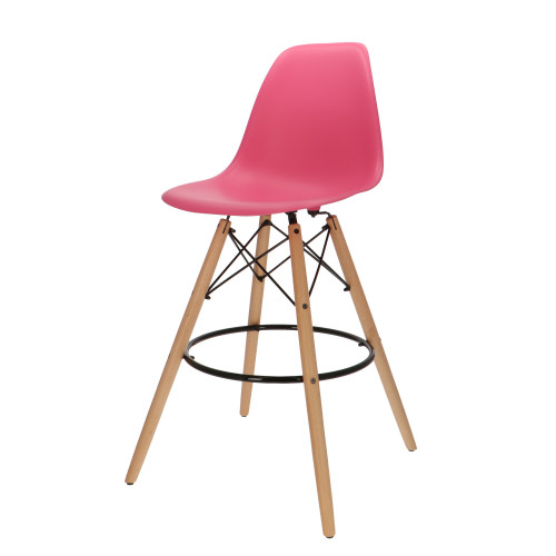 Pink Eames DSW Stool