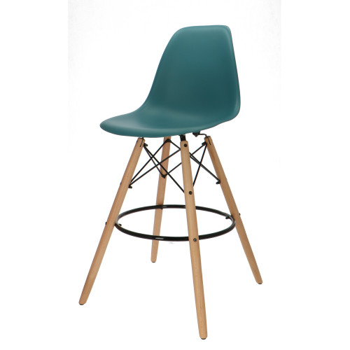 Teal Eames DSW Stool