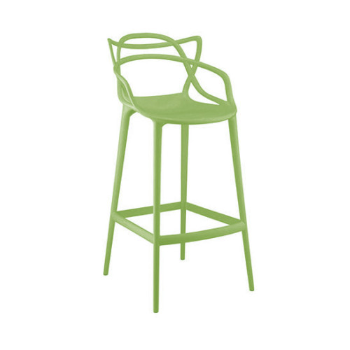 Green masters counter stool with footrest