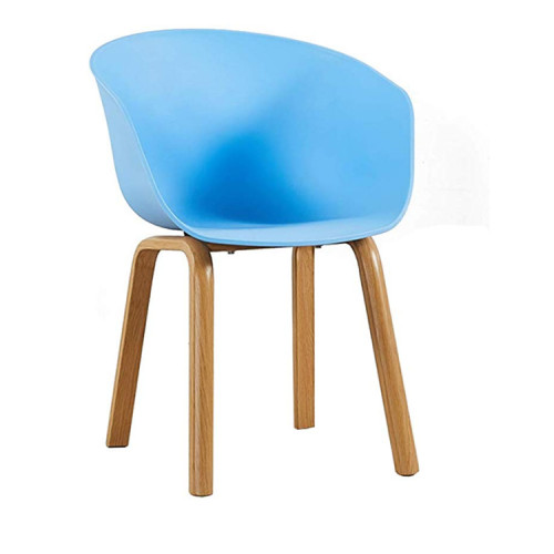 About A Chair AAC22 Light Blue With Metal Legs