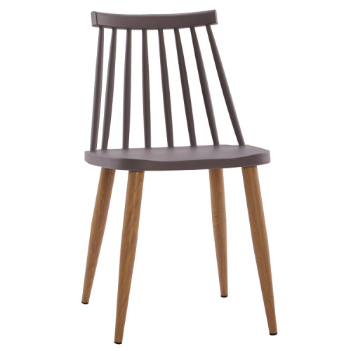 Windsor Chair Metal Legs In Grey