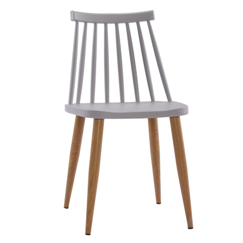 Windsor Chair Metal Legs In Light Grey