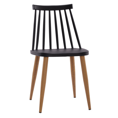 Windsor Chair Metal Legs In Black