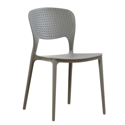 Grey cheap plastic kitchen chair