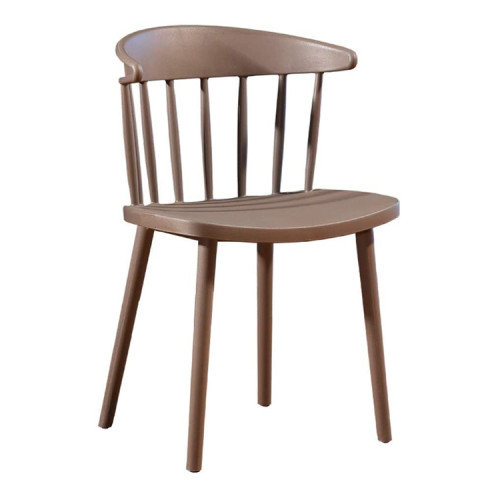 Armrest Windsor Dining Chair In Grey