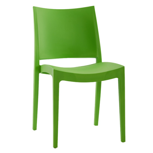 Green Stackable Plastic Dining Chair
