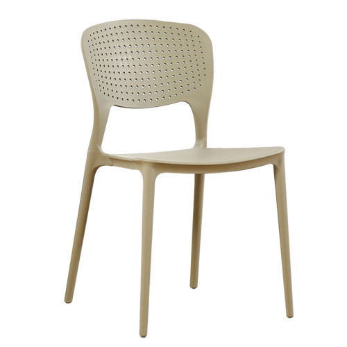 Beige cheap plastic kitchen chair