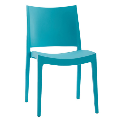 Turquoise Stackable Plastic Dining Chair
