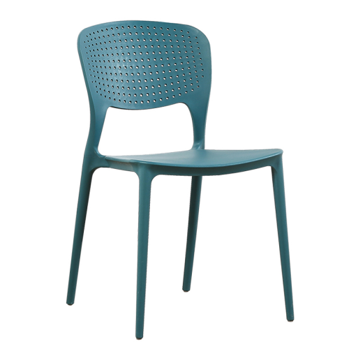 Dark blue cheap plastic kitchen chair