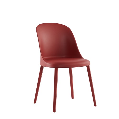 Leisure Claret Polypropylene Chair