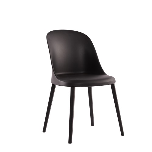 Leisure Black Polypropylene Chair