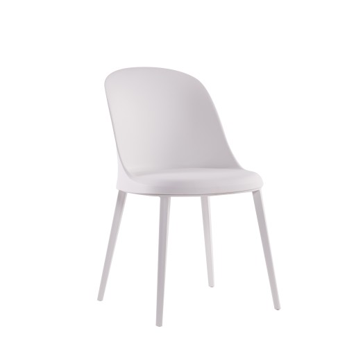 Leisure White Polypropylene Chair