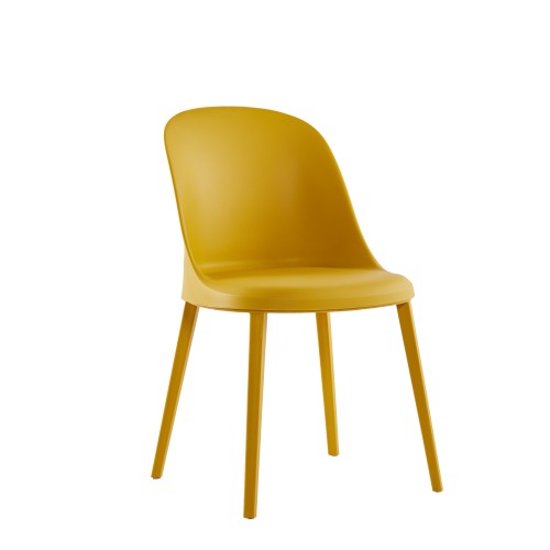 Leisure Yellow Polypropylene Chair