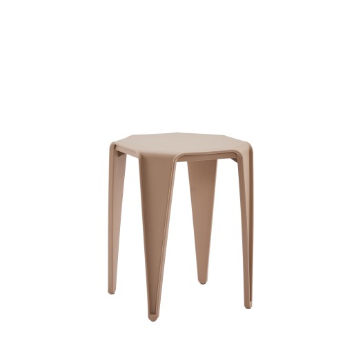 Side stool table khaki