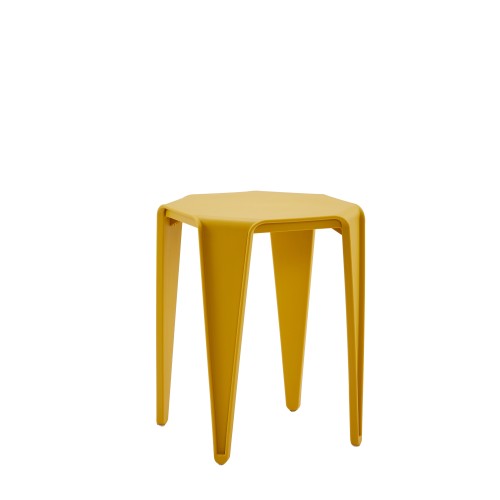 Side stool table yellow