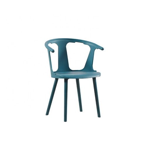 In Between Chair Dark Blue Plastic