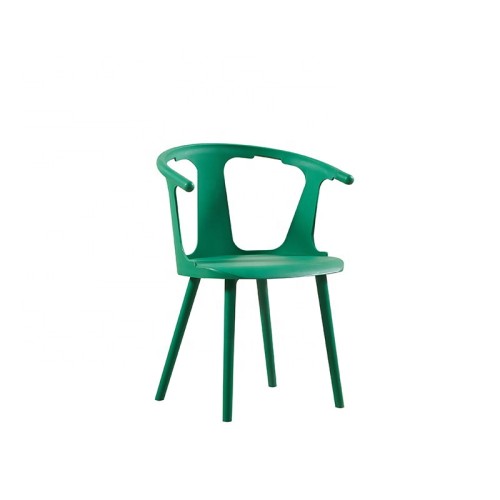 In Between Chair Green Plastic