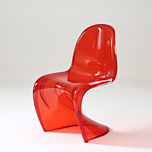 Panton Chair Transparent Red