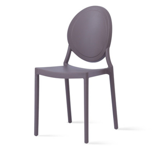 Grey stackable PP chair