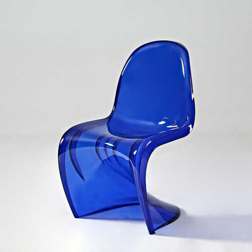 Panton Chair Transparent Klein Blue