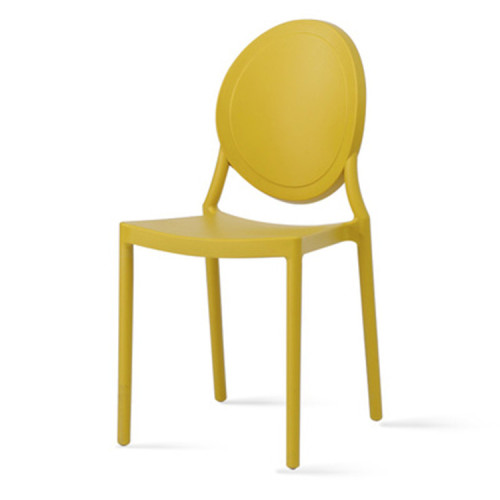  Yellow stackable PP chair