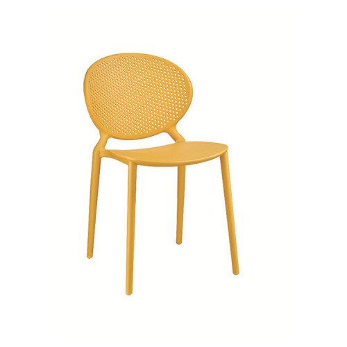 PP Plastic Chair Yellow