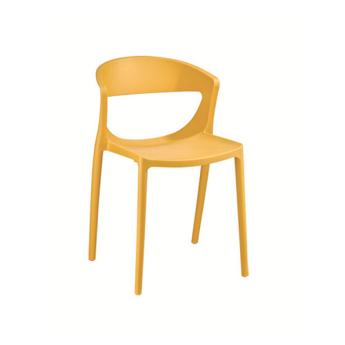 Stackable yellow pp chair
